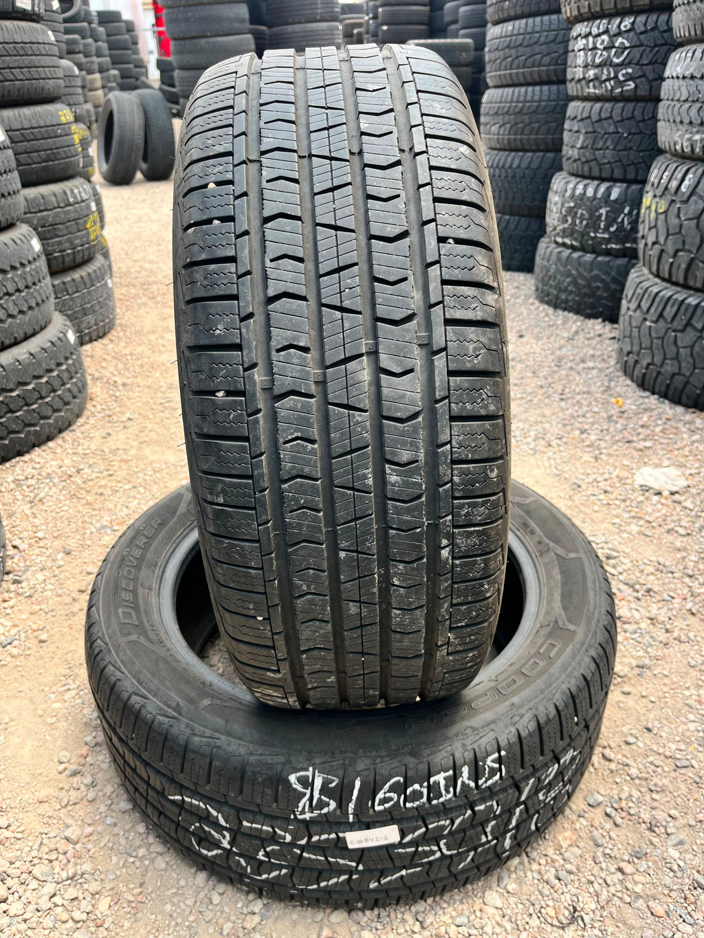 235/50R18 Pair (2 Used Tires) Cooper Discoverer Enduramax