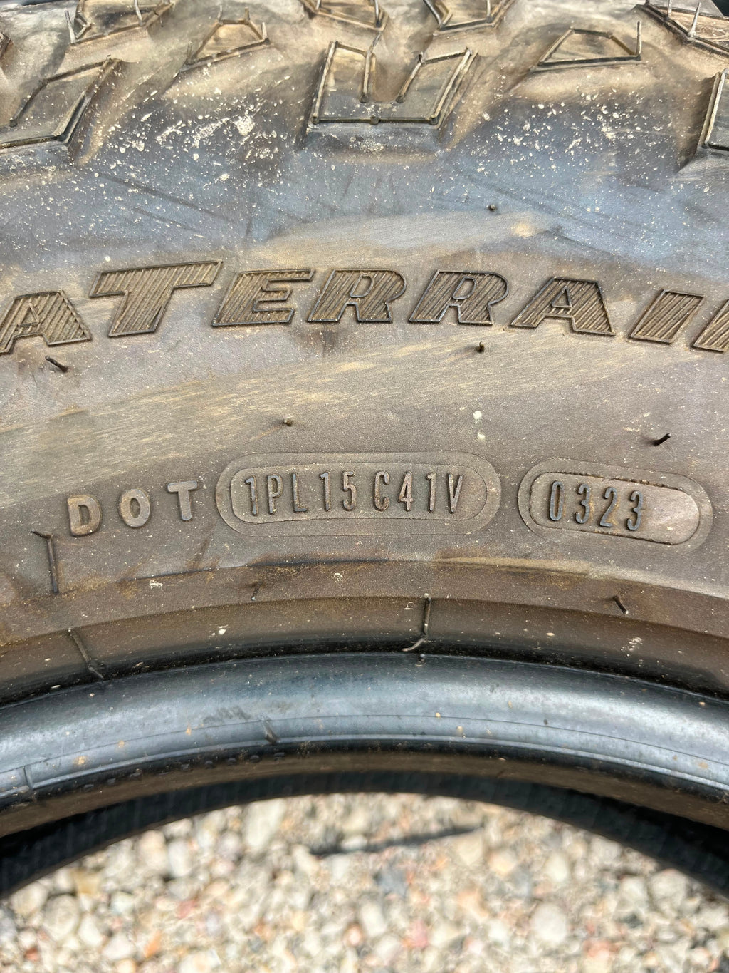 LT275/70R18 Set (4 Used Tires) Goodyear Wrangler Ultraterrain