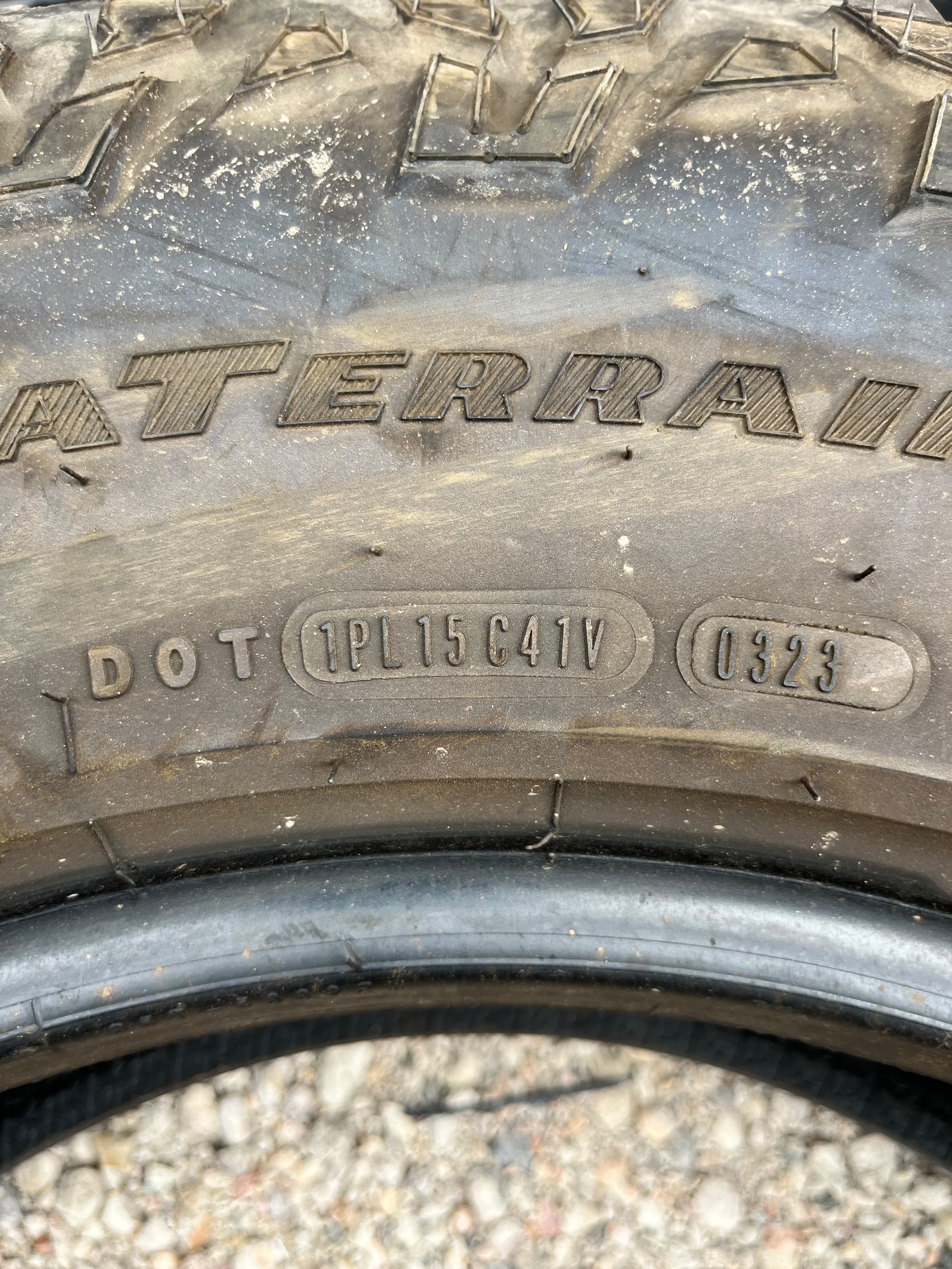 LT275/70R18 Set (4 Used Tires) Goodyear Wrangler Ultraterrain