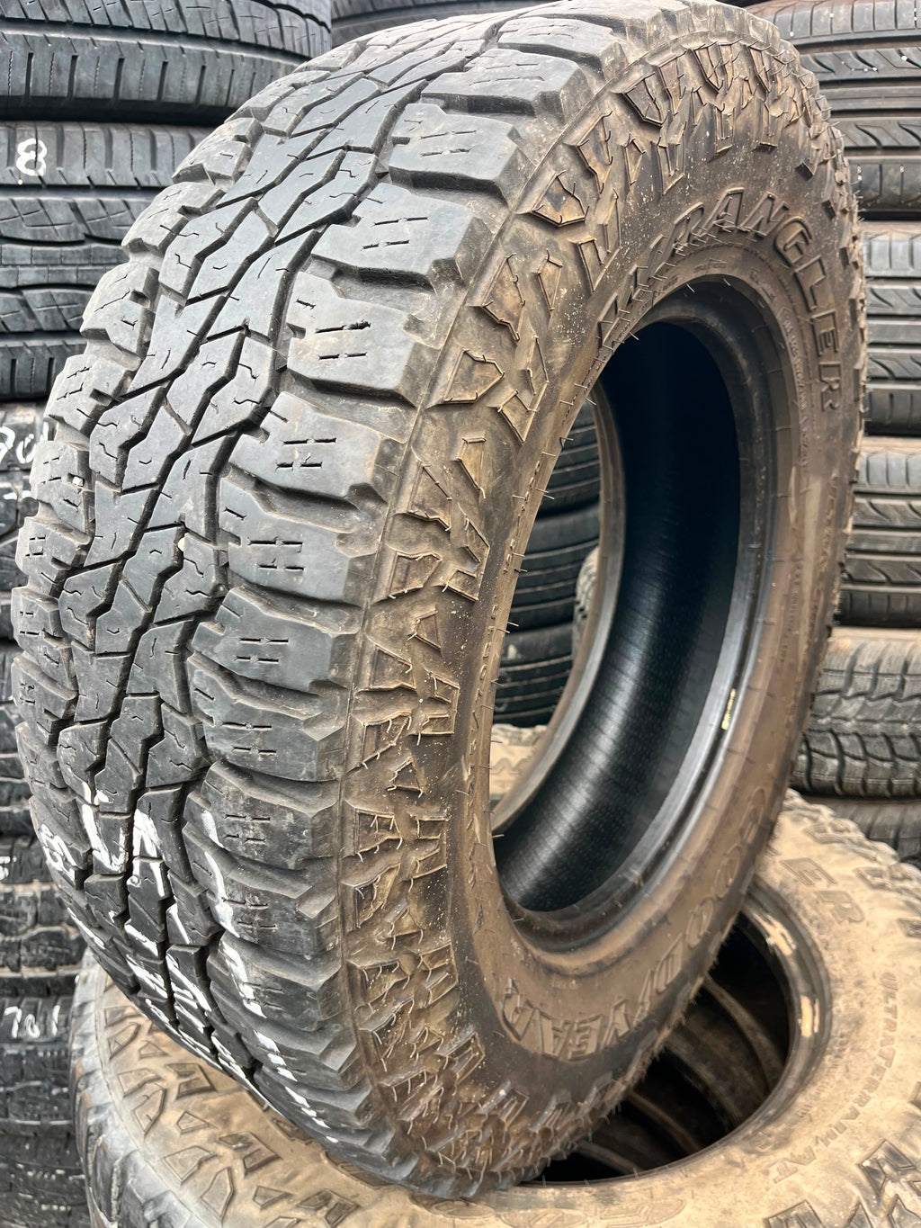 LT275/70R18 Set (4 Used Tires) Goodyear Wrangler Ultraterrain