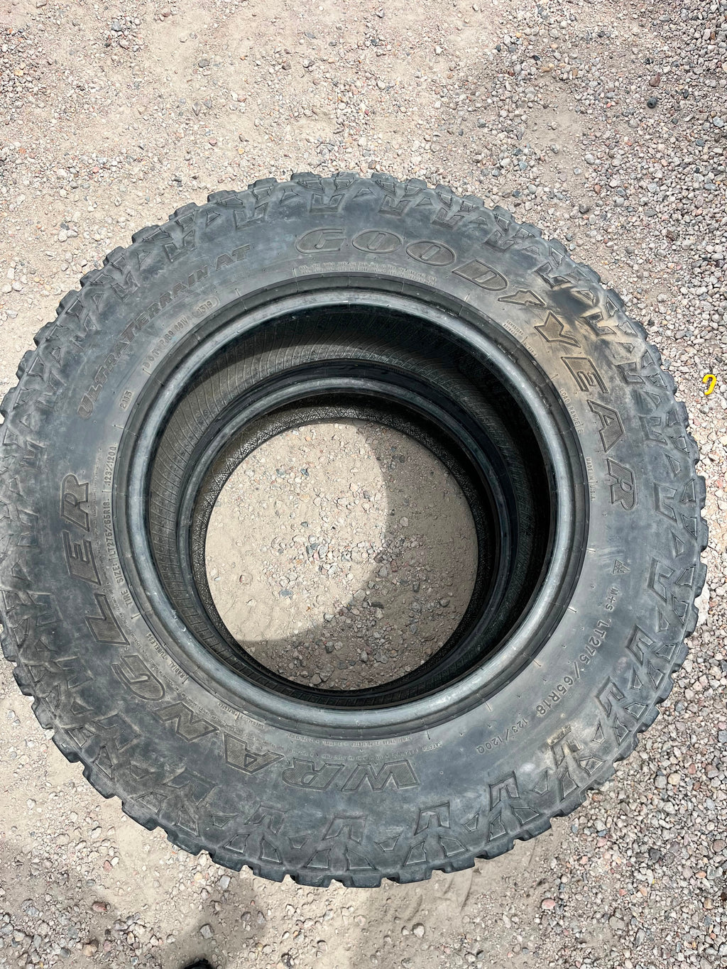 LT275/65R18  Pair (2 Used Tires) Goodyear  Wrangler UltraTerrain