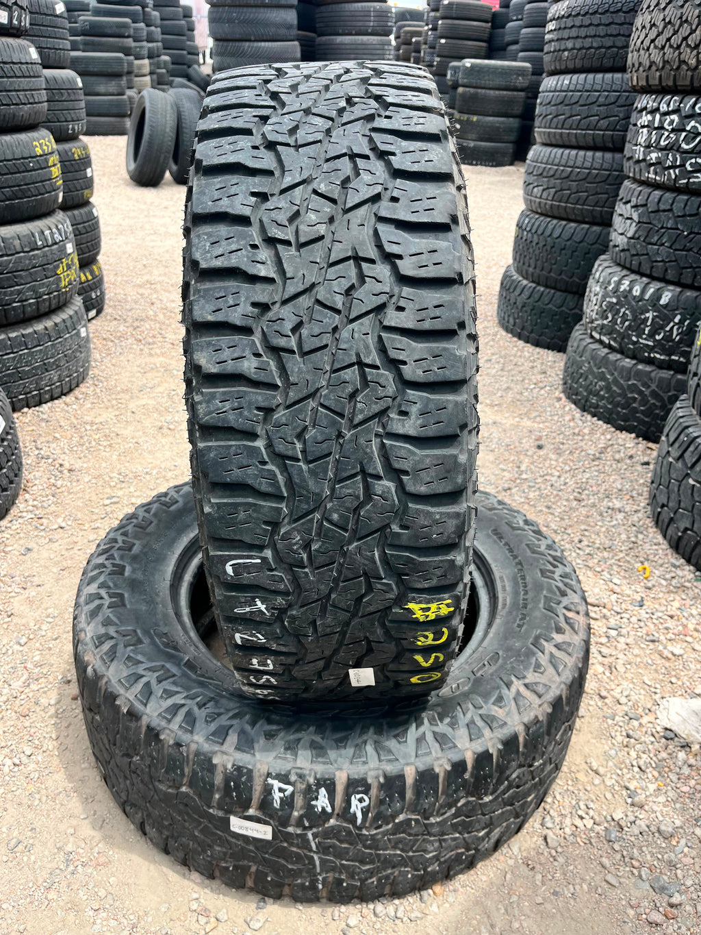 LT275/65R18  Pair (2 Used Tires) Goodyear  Wrangler UltraTerrain