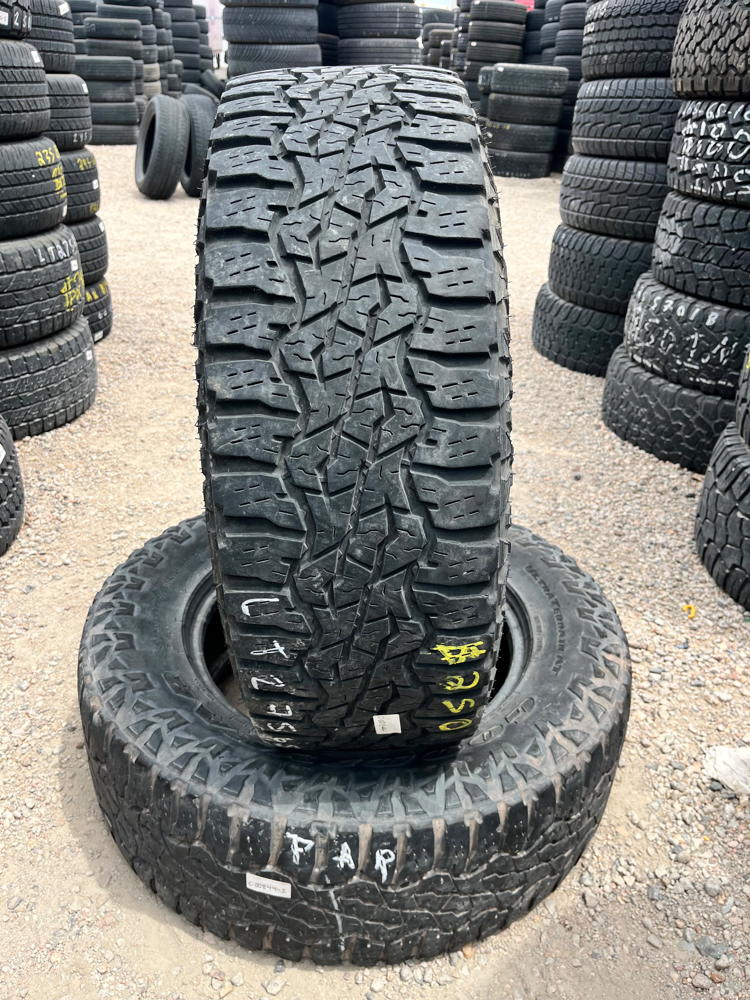LT275/65R18  Pair (2 Used Tires) Goodyear  Wrangler UltraTerrain