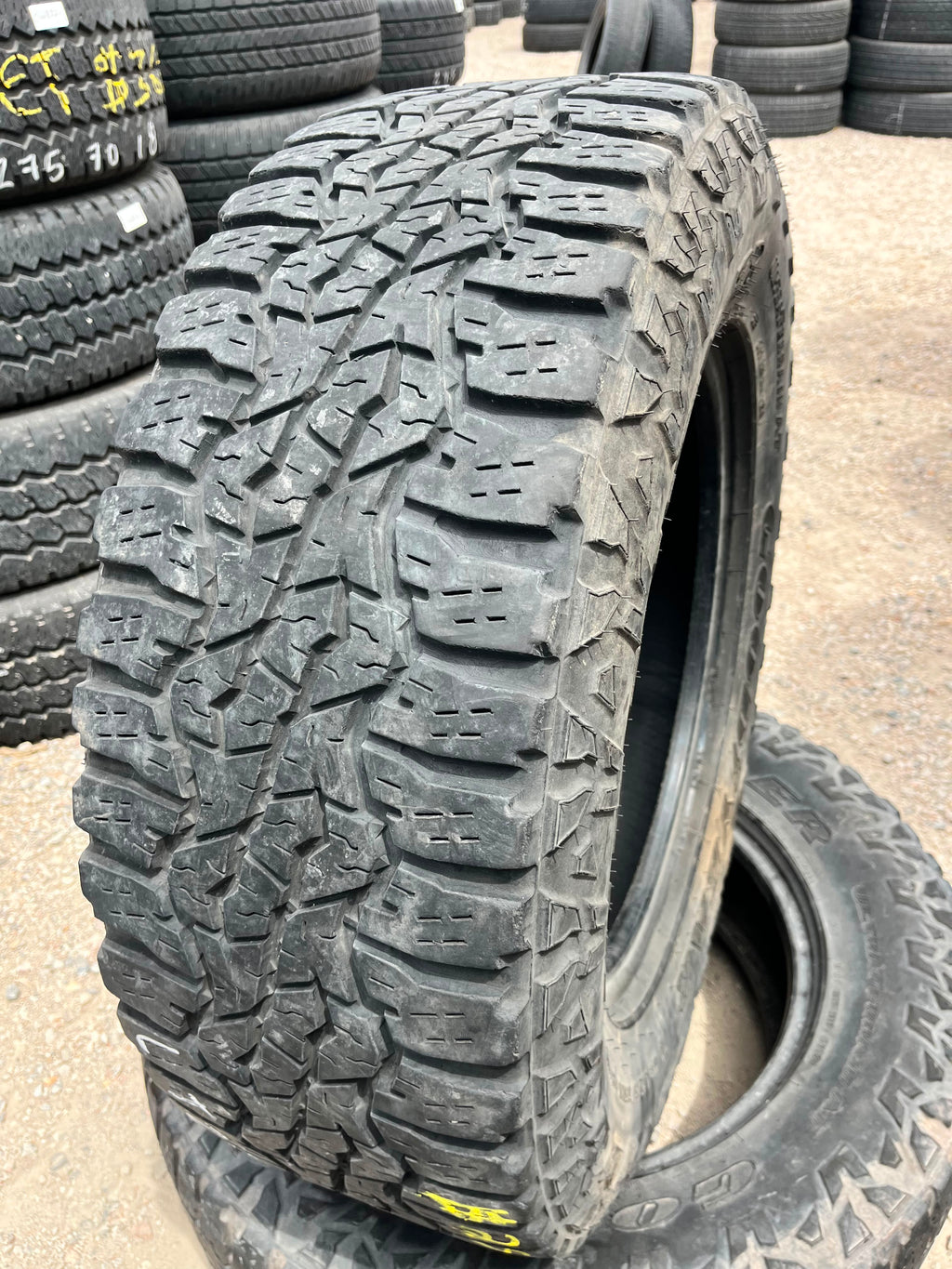 LT275/65R18  Pair (2 Used Tires) Goodyear  Wrangler UltraTerrain