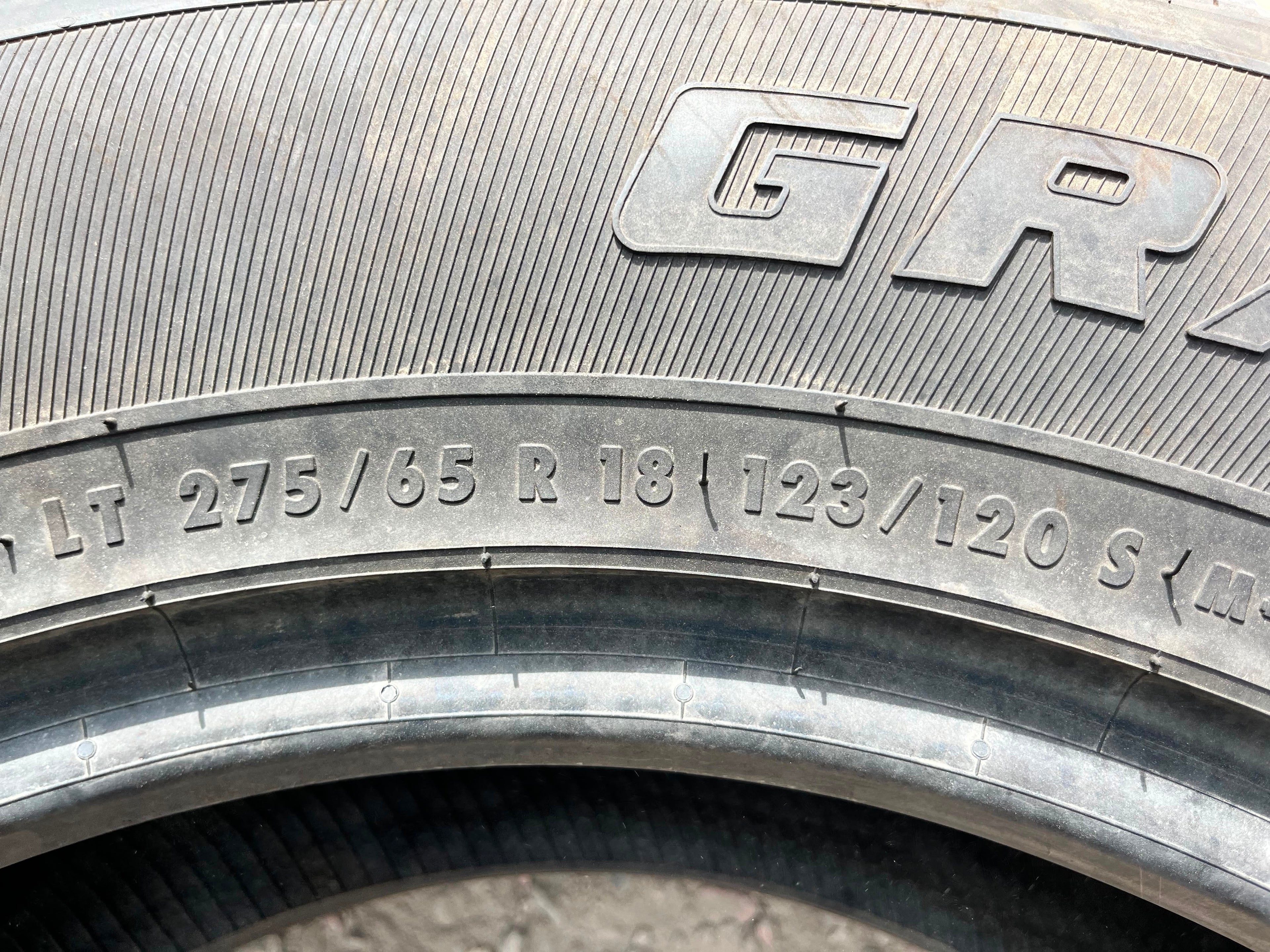 LT275/66R18 Pair (2 Used Tires) General Grabber HTS