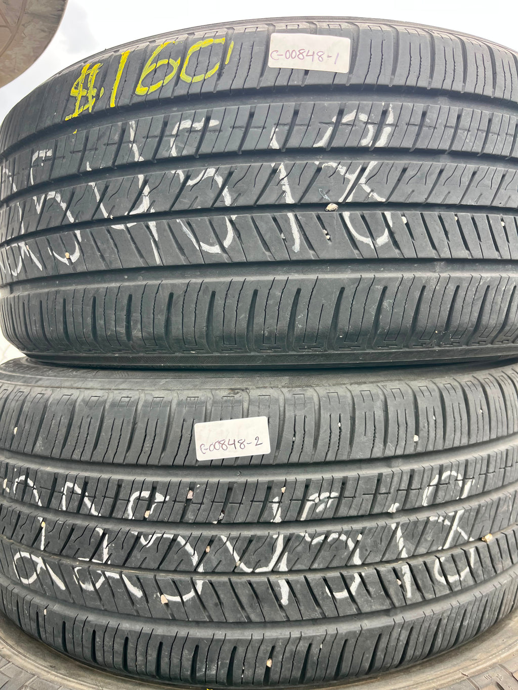 225/45R18 (2 Used Tires) Yokohama YK740 gtx