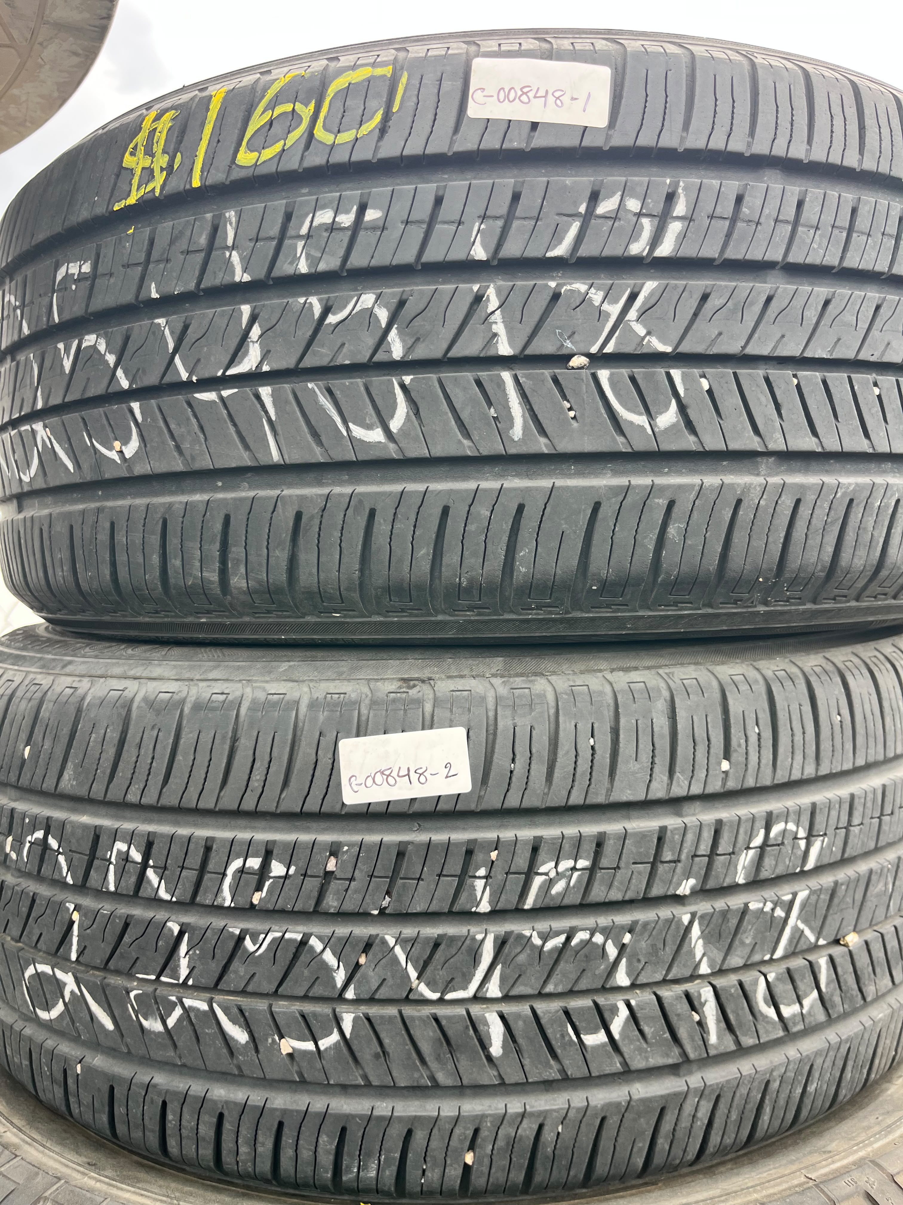 225/45R18 (2 Used Tires) Yokohama YK740 gtx