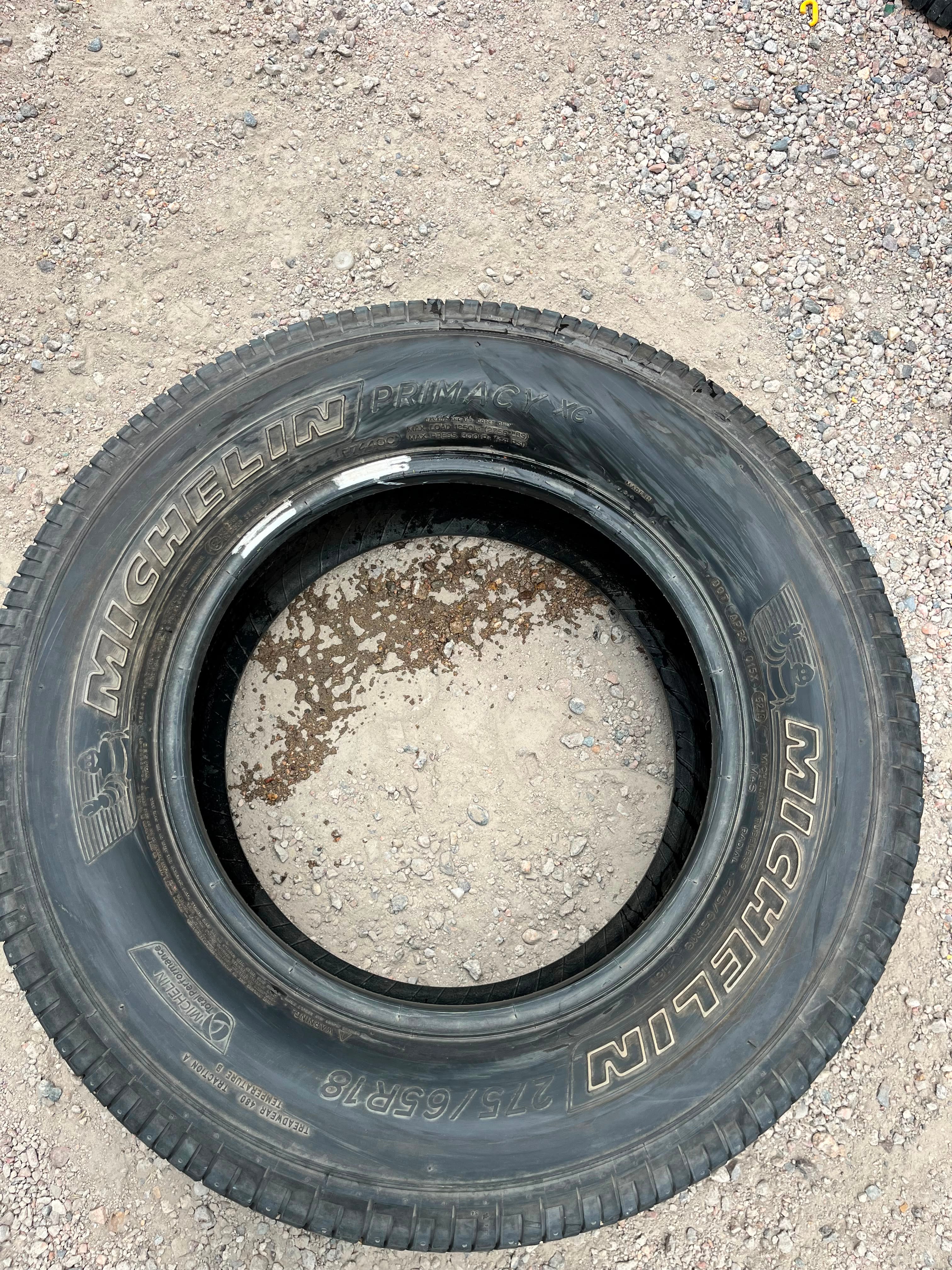 275/65R18 Set (4 Used Tires) Michelin Primacy XC