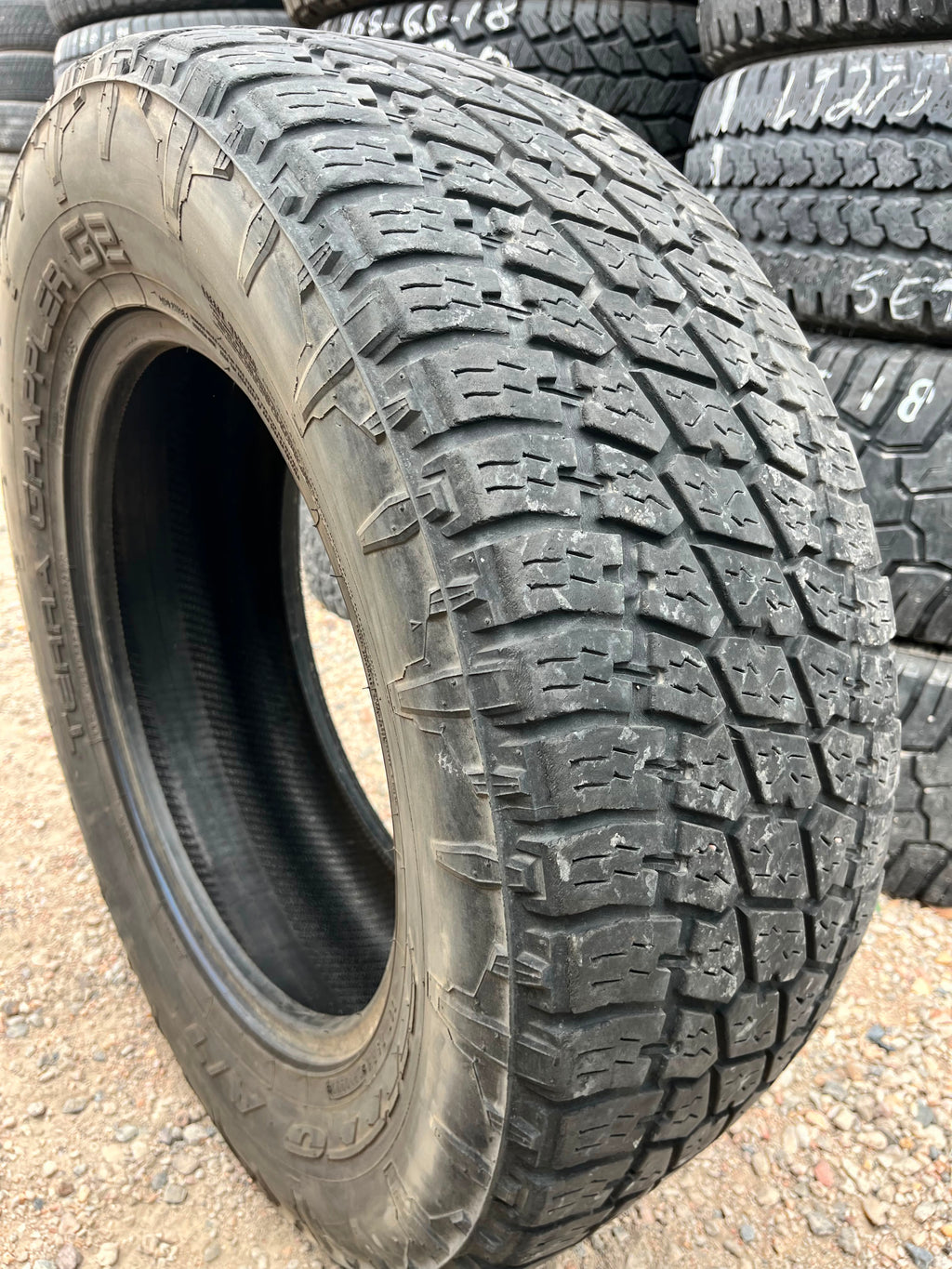 LT265/65R18  Pair (2 Used Tires) Nitto Terra Grappler G2