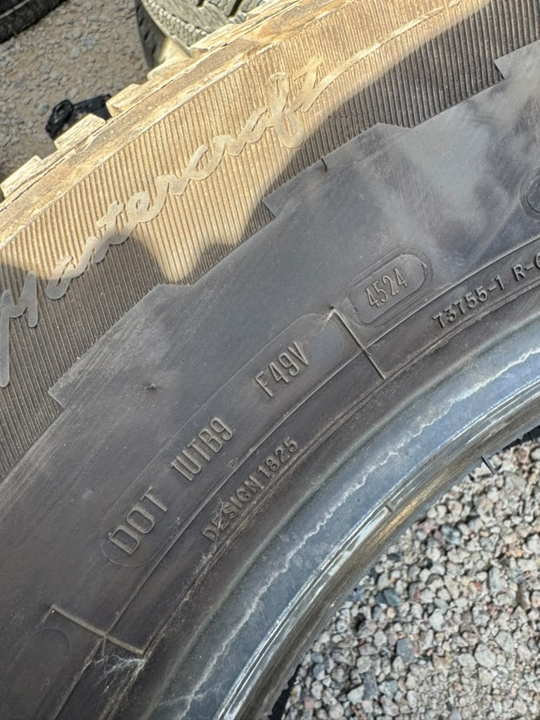 LT275/65R18 Pair (2 Used Tires) Mastercraft Stratus AP