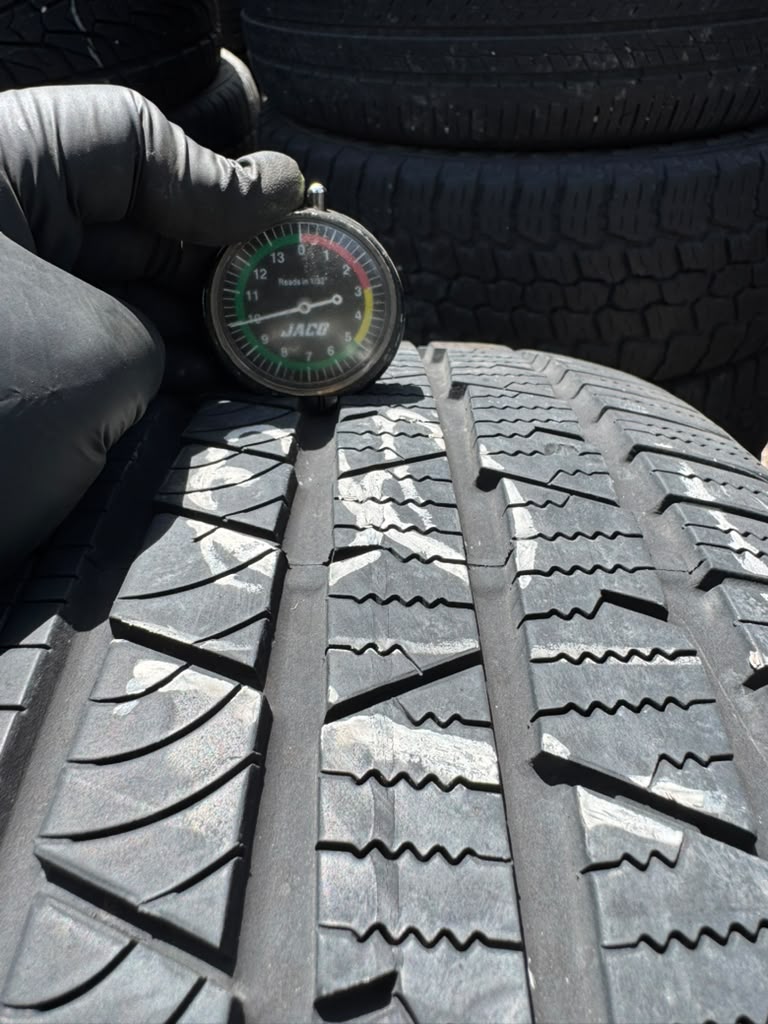 235/60R18 Pair (2 Used Tires) Continental Cross Contact