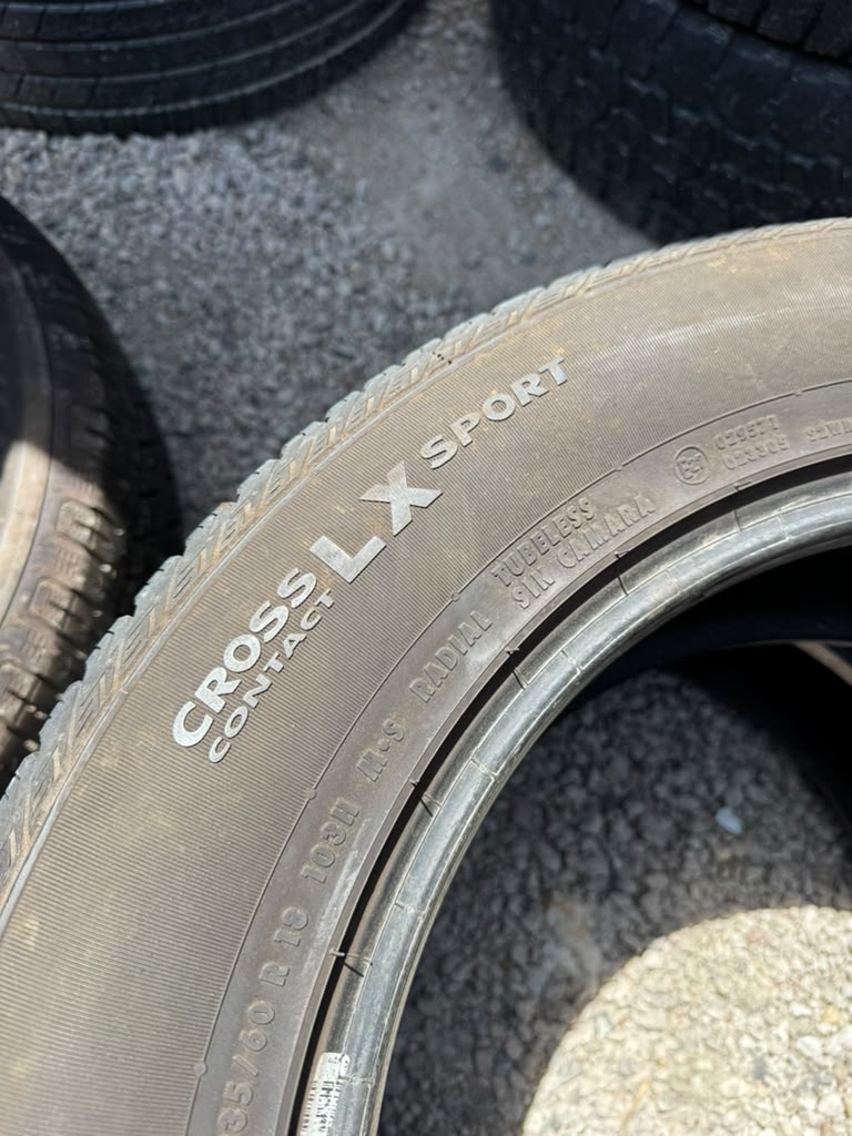 235/60R18 Pair (2 Used Tires) Continental Cross Contact