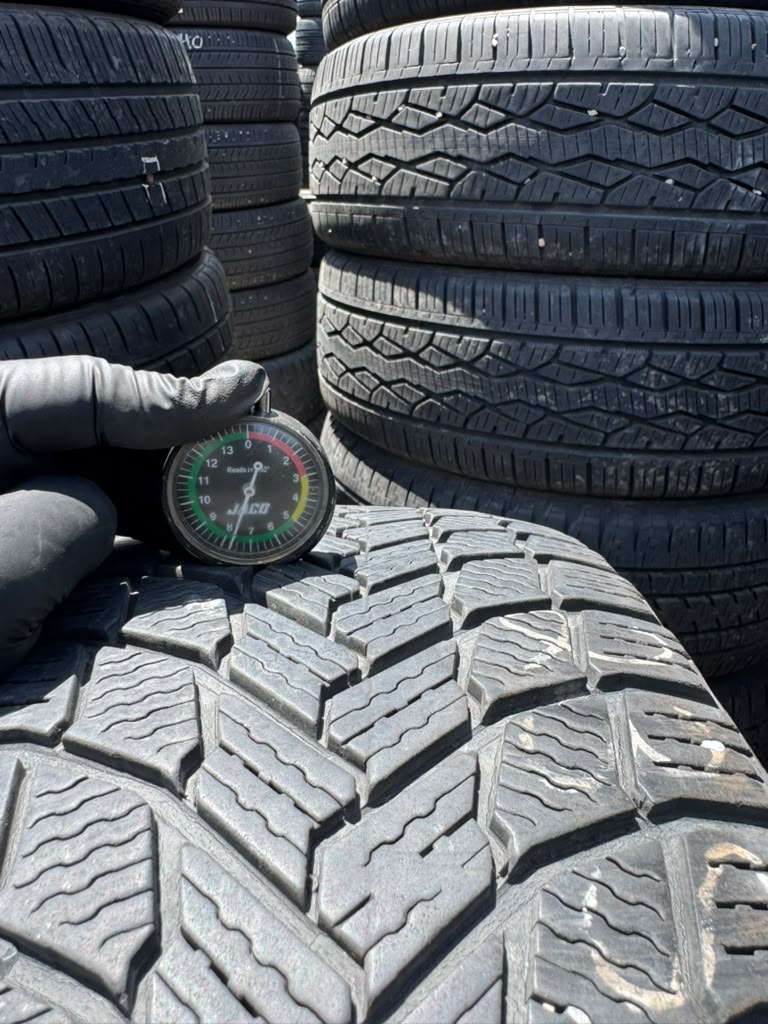 235/60R18 Set (4 Used Tires) Michelin X-Ice