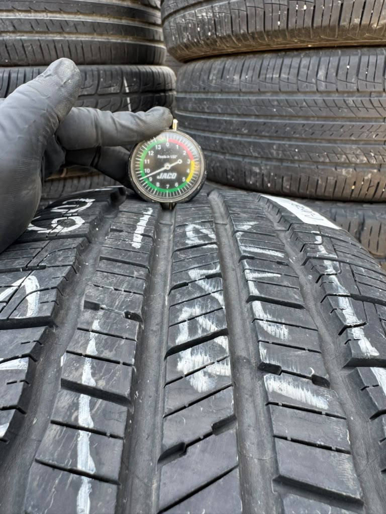 245/60R18 Pair (2 Used  Tires) Goodyear Reliant