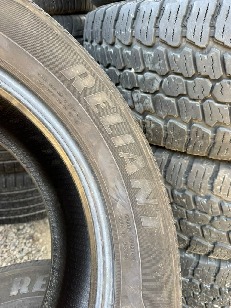 245/60R18 Pair (2 Used  Tires) Goodyear Reliant
