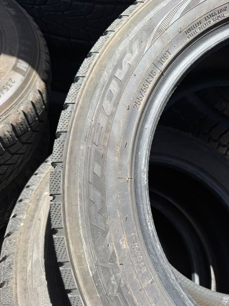 255/55R18 Set (4 Used Tires) Nitto NT90W