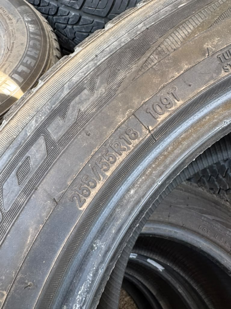 255/55R18 Set (4 Used Tires) Nitto NT90W