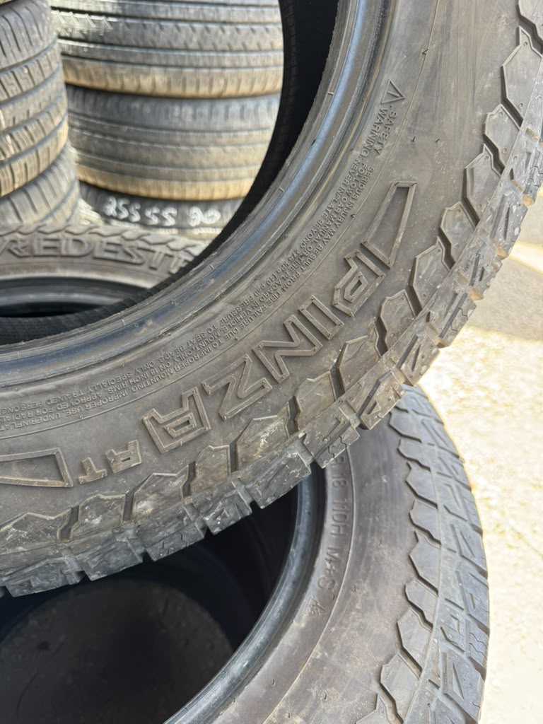 265/60R18 Set (4 Used Tires) Vredstein Pinza