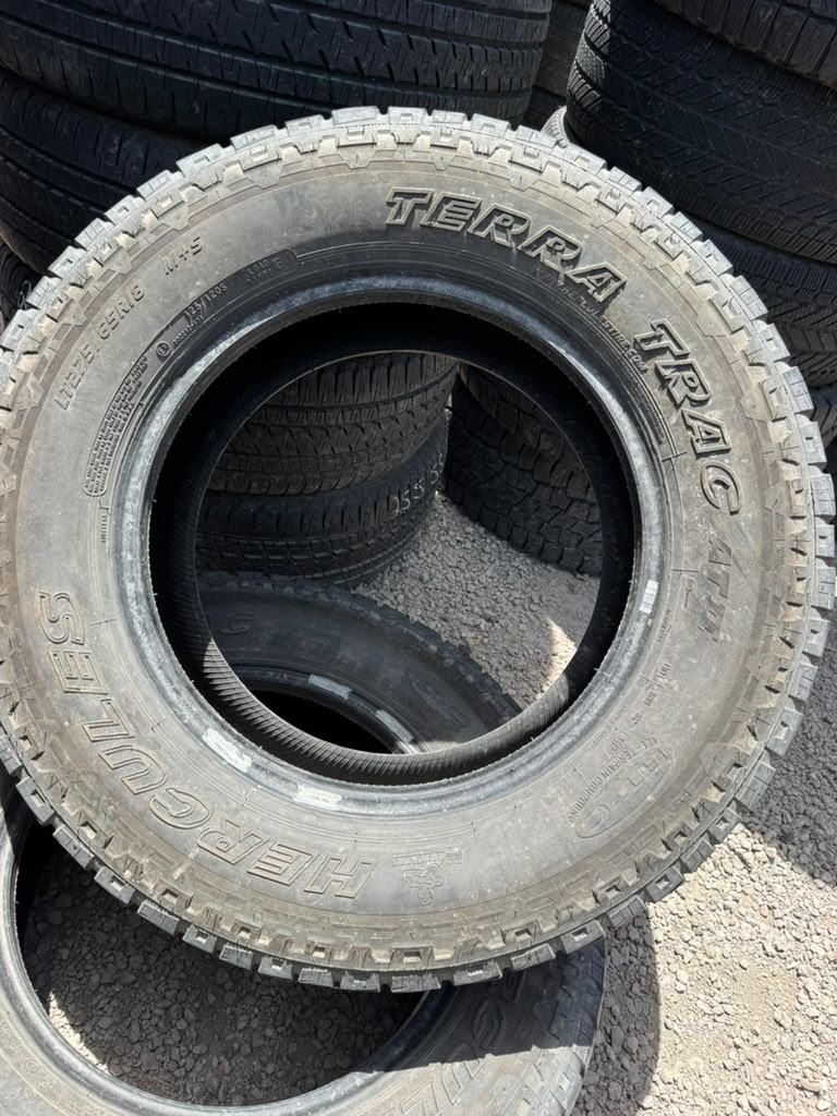 LT275/65R18 Pair (2 Used Tires) Hercules Terra Trac