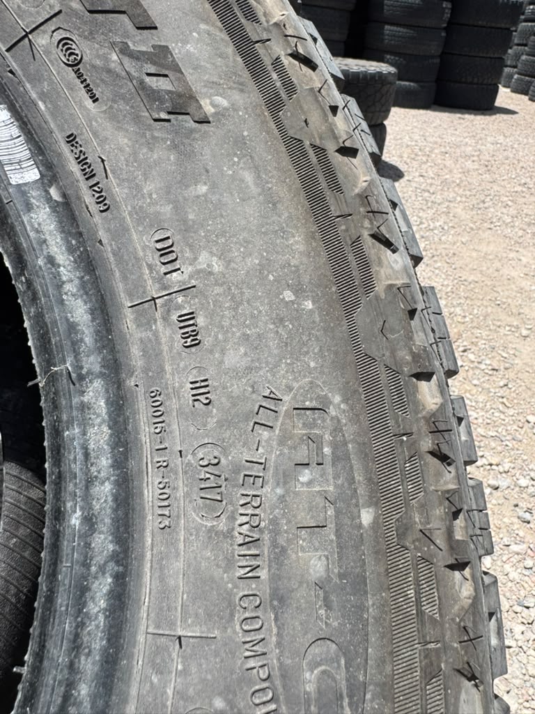 LT275/65R18 Pair (2 Used Tires) Hercules Terra Trac