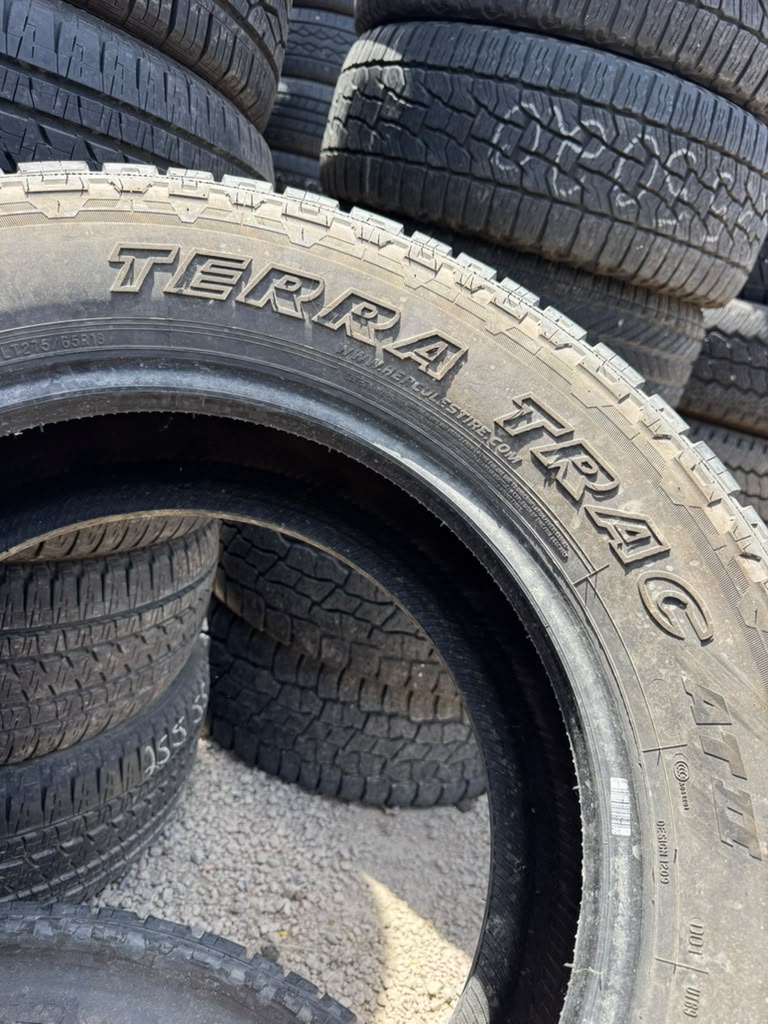 LT275/65R18 Pair (2 Used Tires) Hercules Terra Trac
