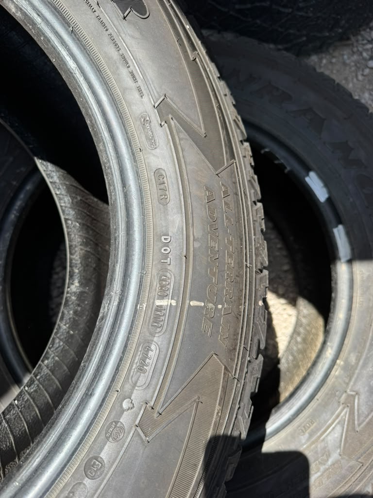 265/60R18 Pair (2 Used Tires) Goodyear Wrangler