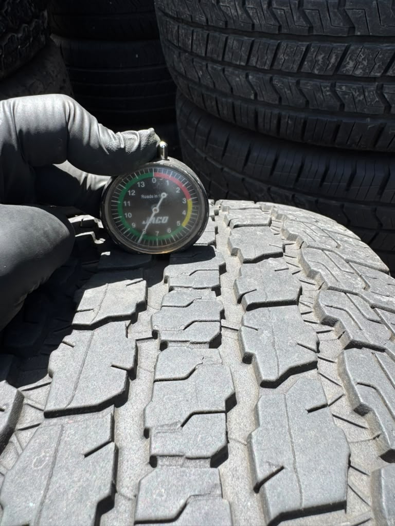 265/60R18 Pair (2 Used Tires) Goodyear Wrangler