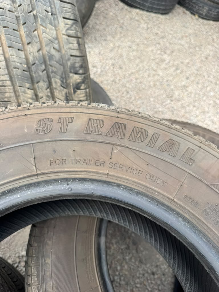 ST205/75R15 Set (4 Used Tires) Towstar ST RADIAL
