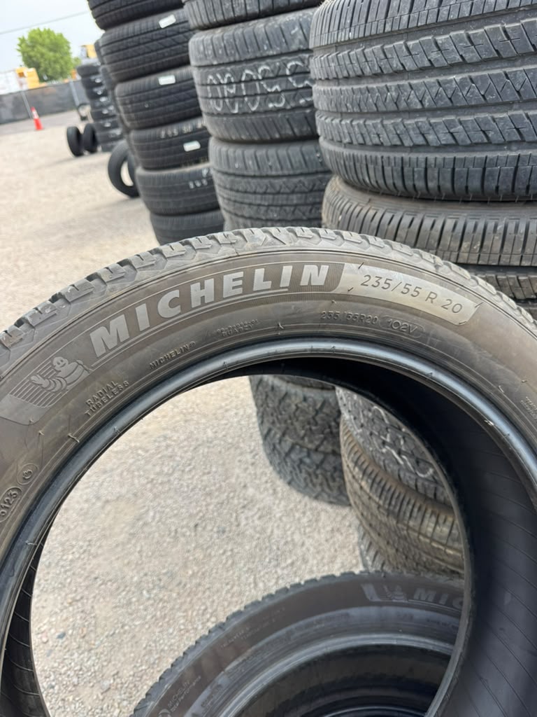 235/55R20 Set (4 Used Tires) Michelin Cross Climate