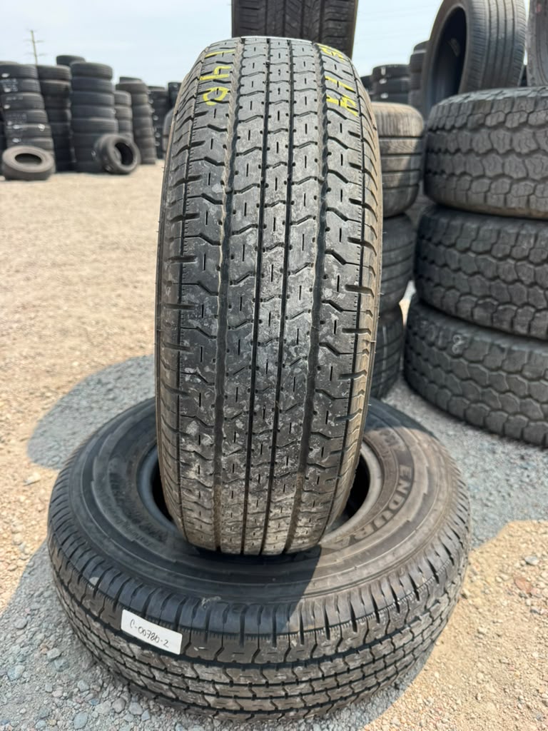 ST205/75R14 Pair (2 Used Tires) Goodyear Endurance