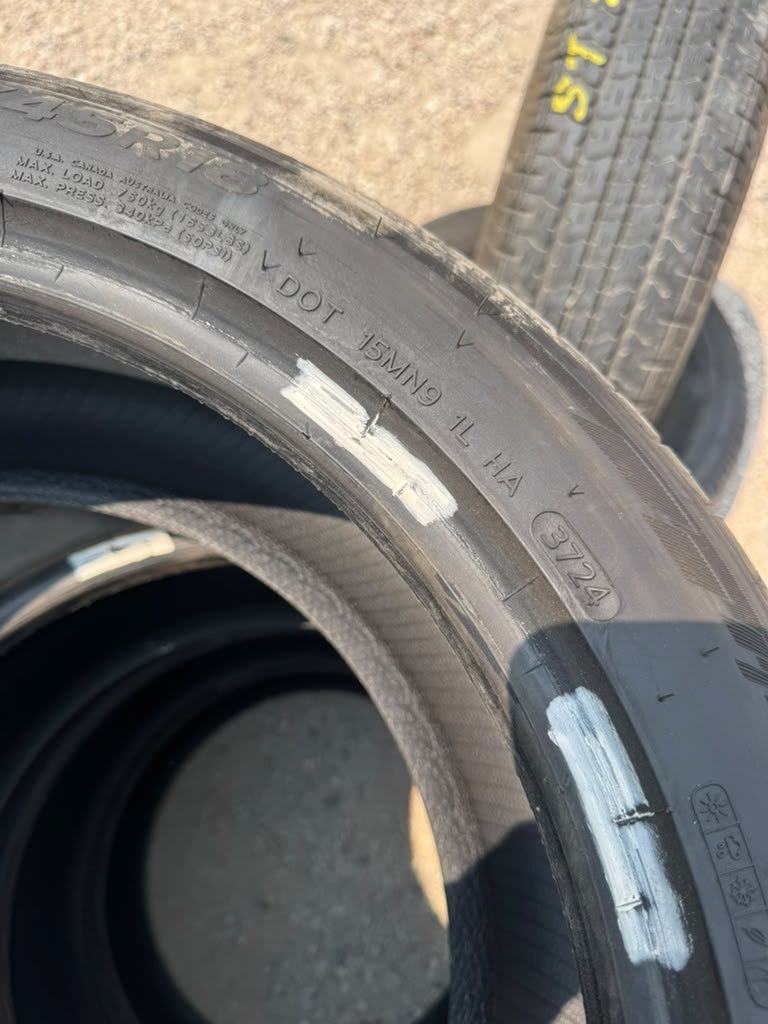 235/45R18 Set (4 Used Tires) Hankook Ventus