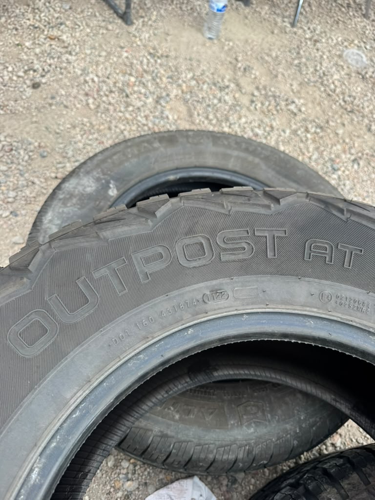 245/75R16 Pair (2 Used Tires) Nokian Tyres Outpost