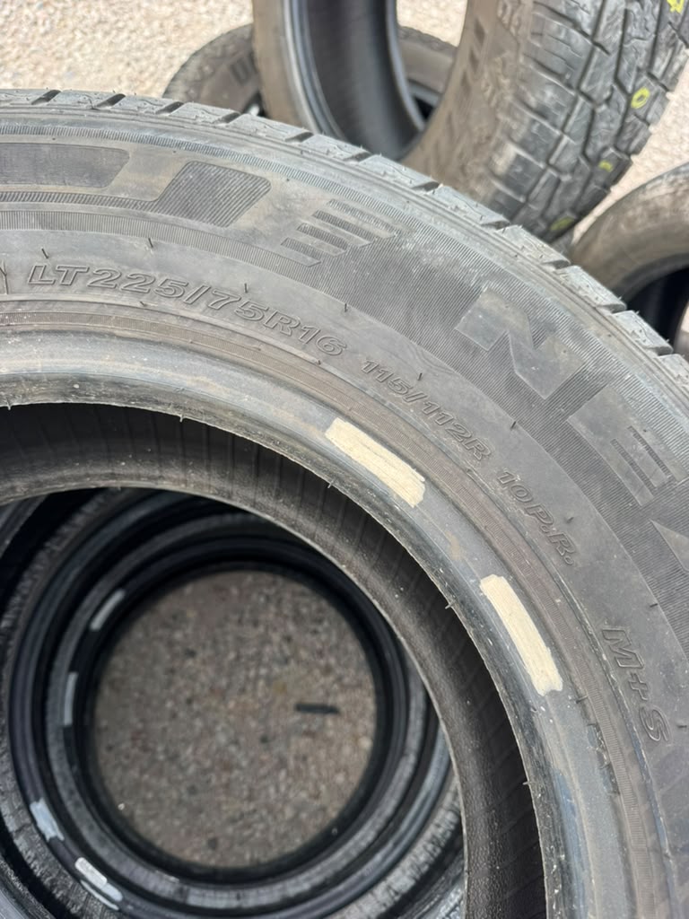 LT225/75R16 Set (4 Used Tires) Nexen Roadian CT8