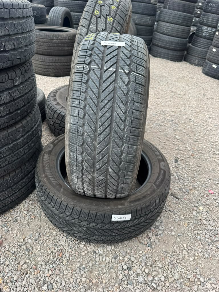235/50R18 Pair (2 Used Tires) Bridgestone WeatherPeak