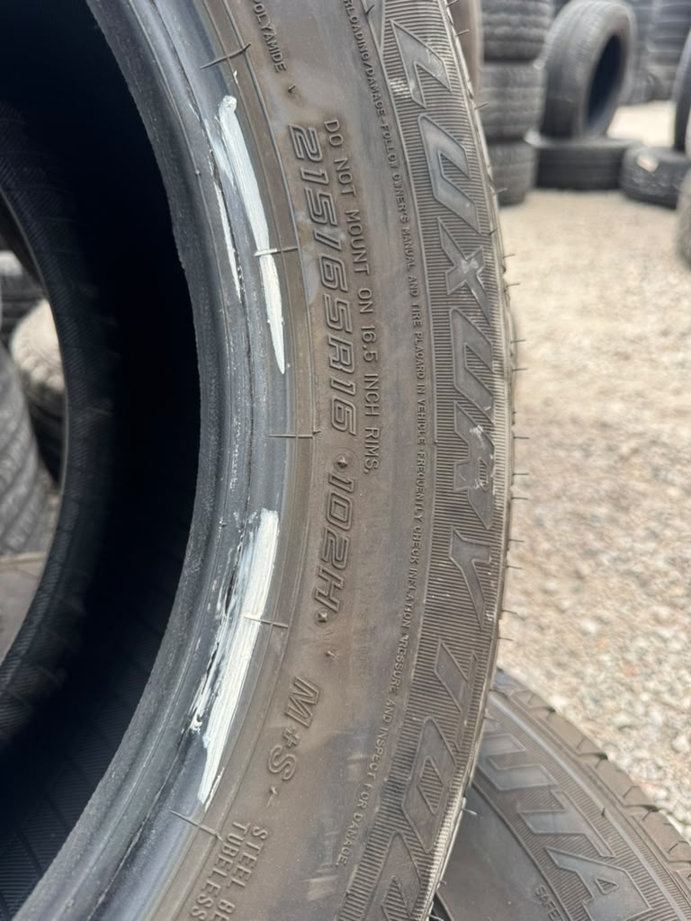 215/65R16 Pair (2 Used Tires) Mazama Luxury Touring