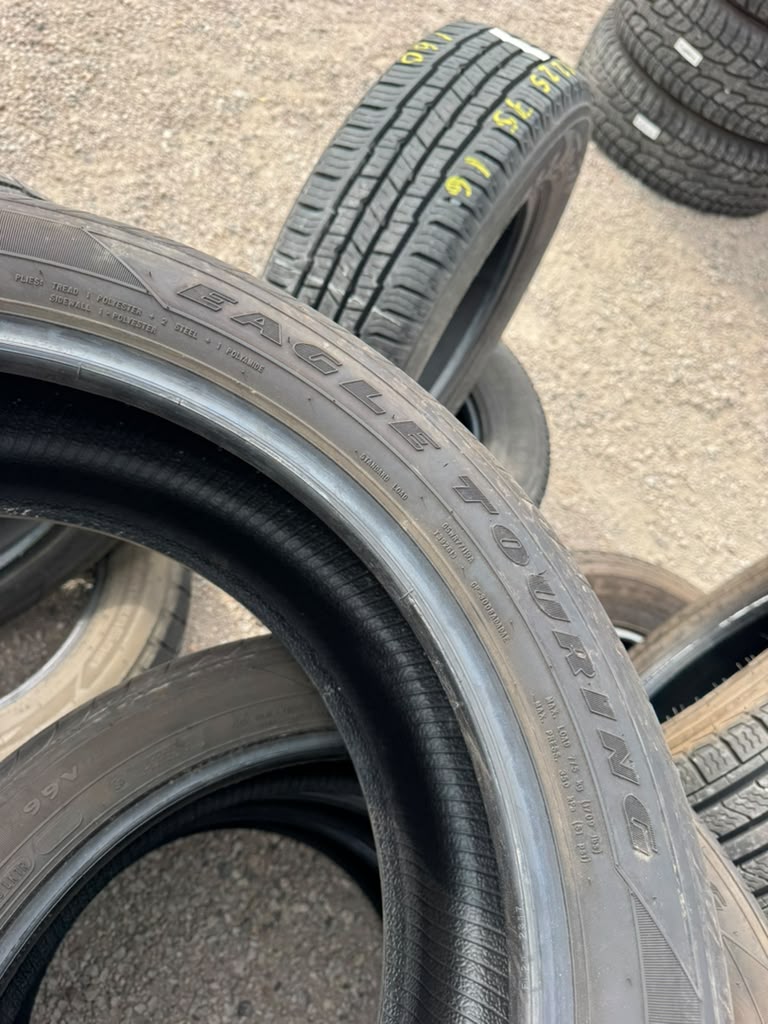 245/45R20 Set (4 Used Tires) Goodyear Eagle Touring