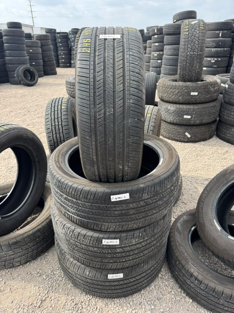245/45R20 Set (4 Used Tires) Goodyear Eagle Touring