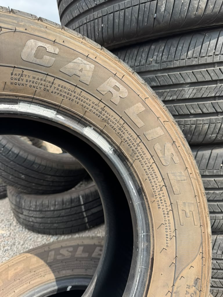 ST225/75R15 Pair (2 Used Tires) Carlisle ST