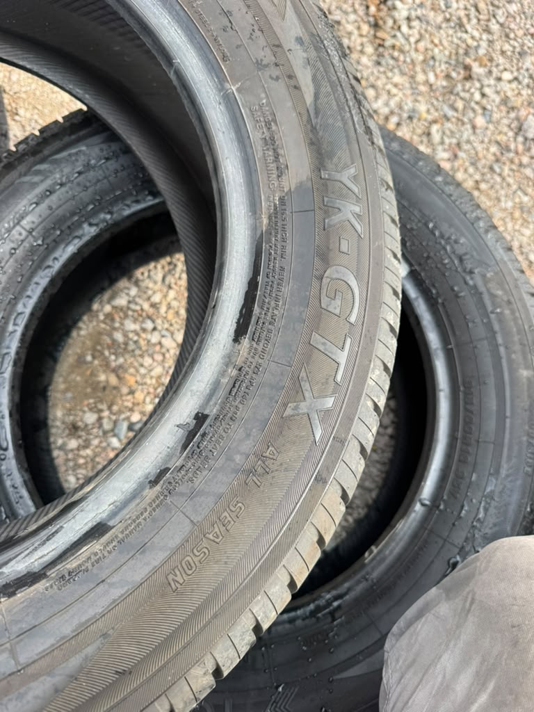 215/60R16 Pair (2 Used Tires) Yokohama YK-GTX