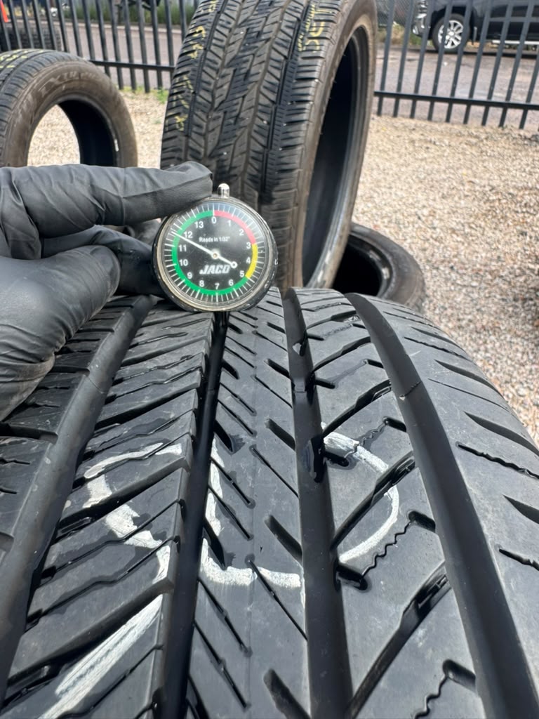 215/60R16 Pair (2 Used Tires) Yokohama YK-GTX