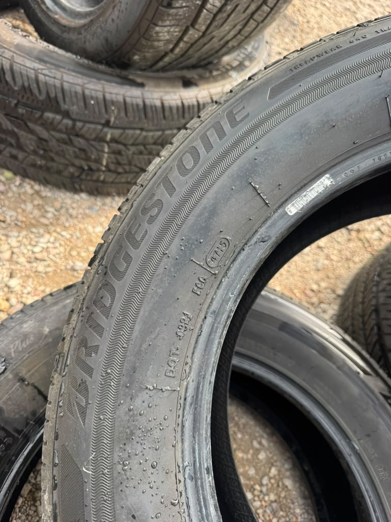 235/60R17 Pair (2 Used Tires) Bridgestone Ecopia