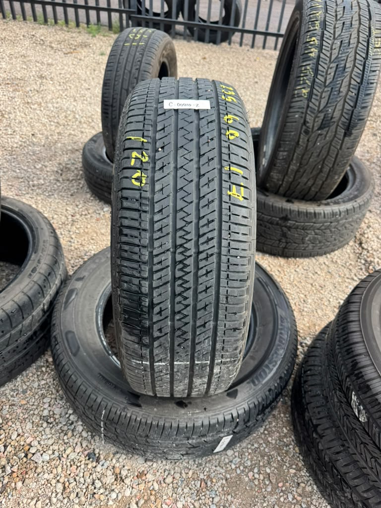 235/60R17 Pair (2 Used Tires) Bridgestone Ecopia