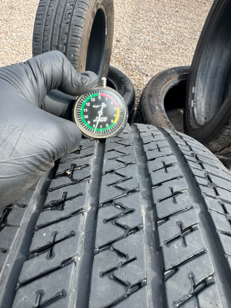 235/60R17 Pair (2 Used Tires) Bridgestone Ecopia
