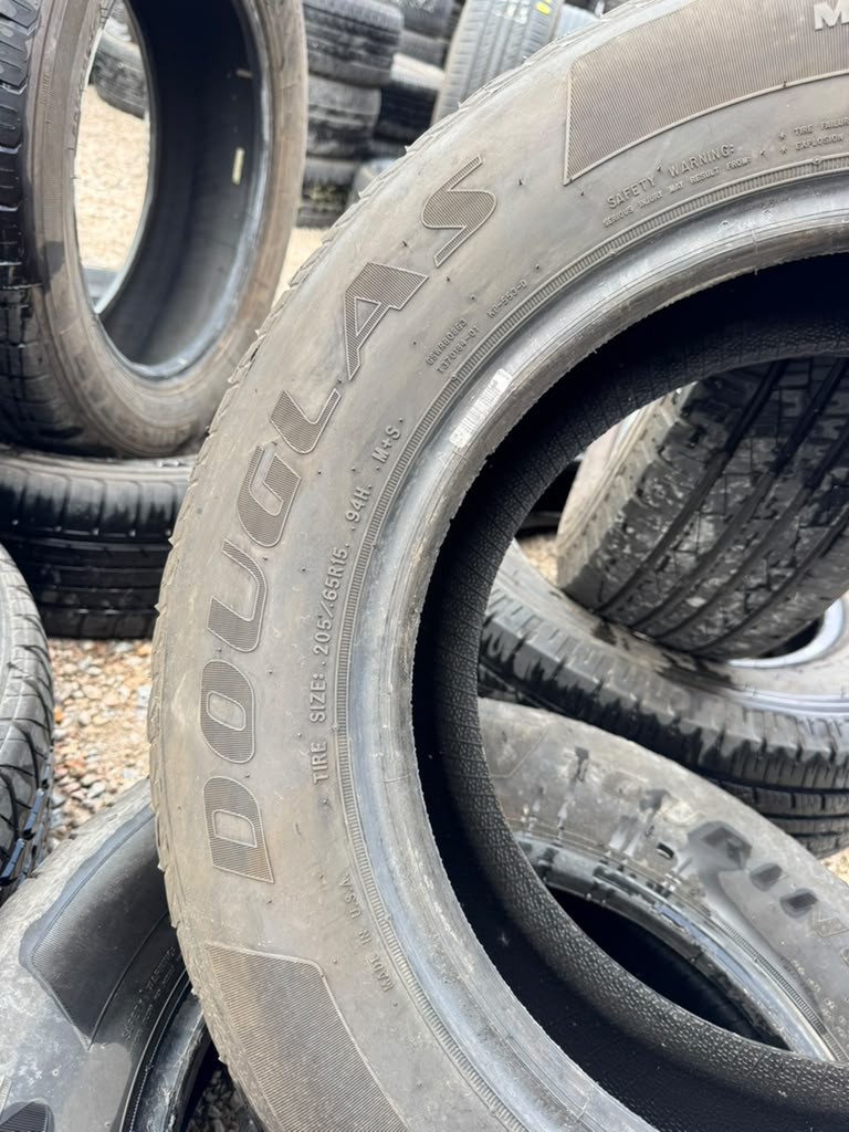 205/65R15 Pair (2 Used Tires) Douglas Touring