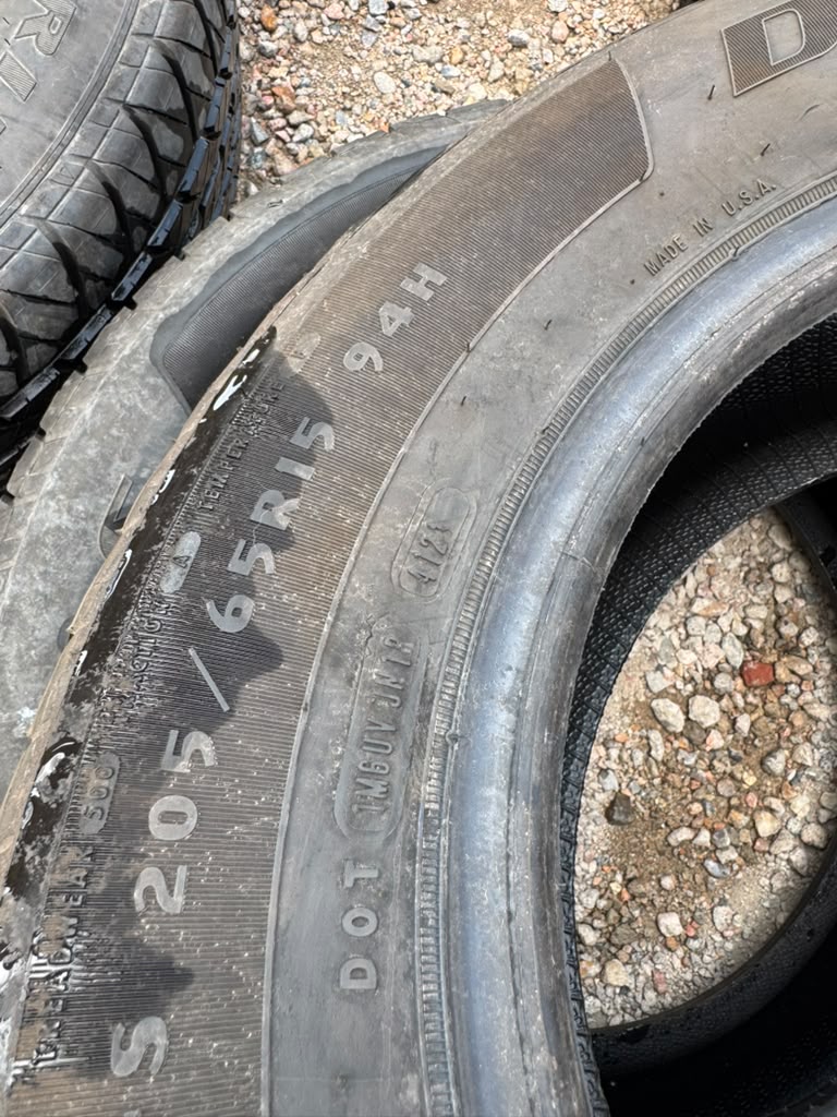 205/65R15 Pair (2 Used Tires) Douglas Touring