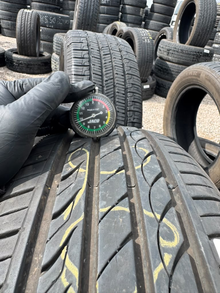 205/60R16 Pair (2 Used Tires) Delinte DH2