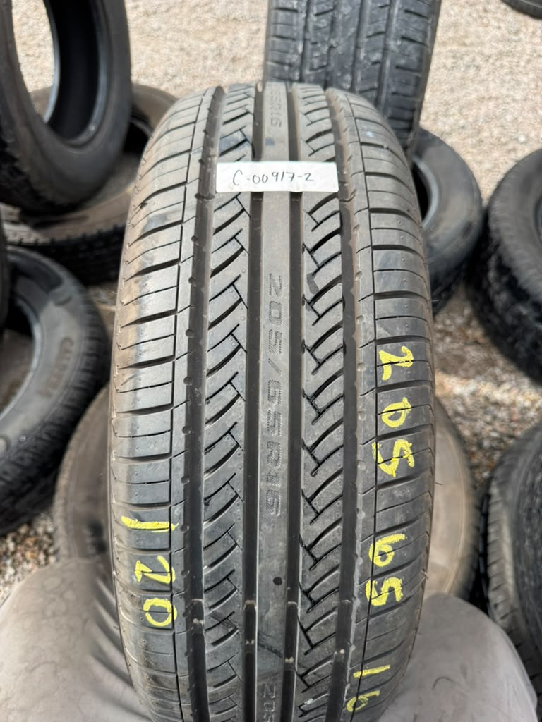 205/65R16 Pair (2 Used Tires) Sailun Atrezzo SH406