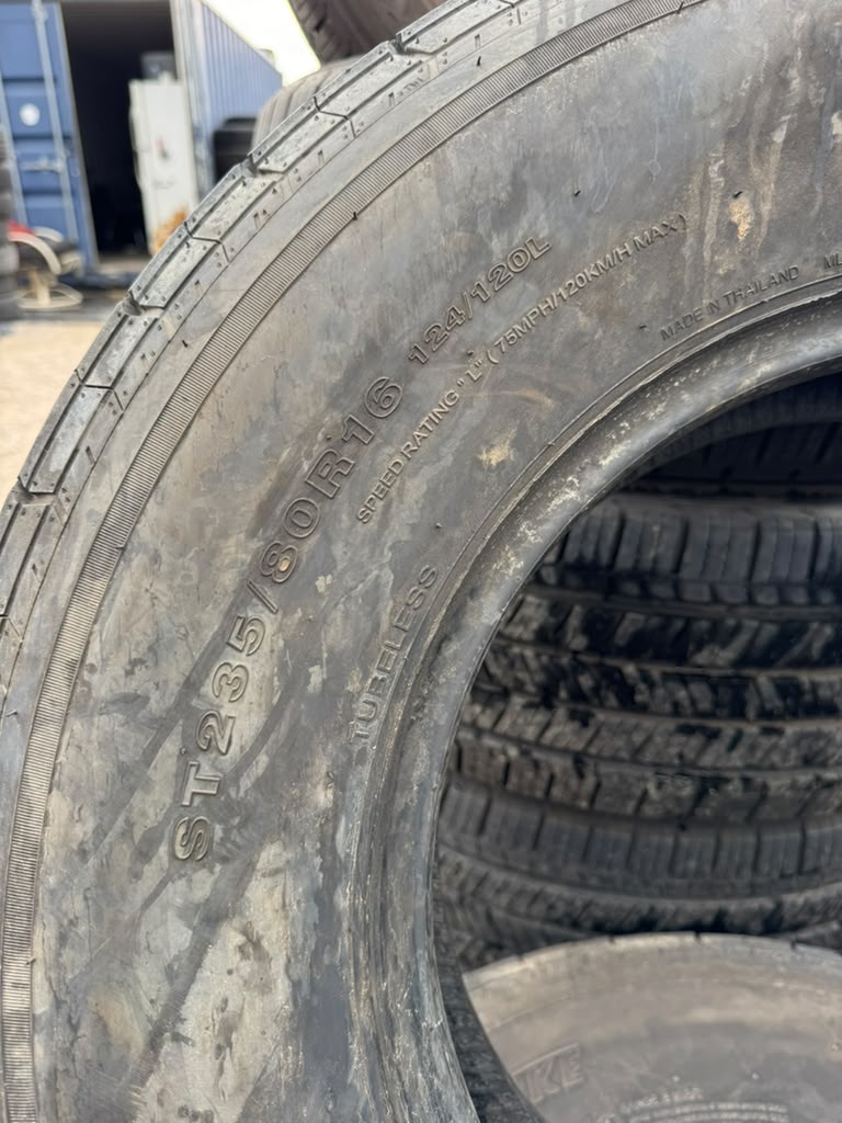 ST235/80R16 Pair (2 Used Tires) WestLake Super ST