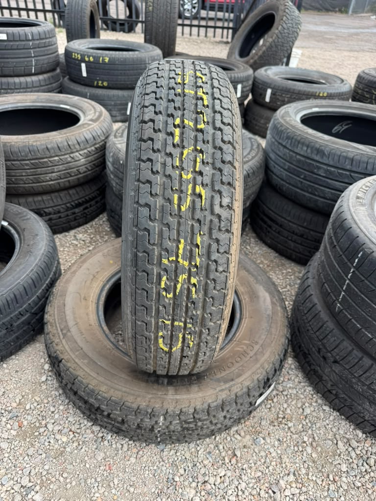 ST205/75R15 Pair (2 Used Tires) Schooner STR