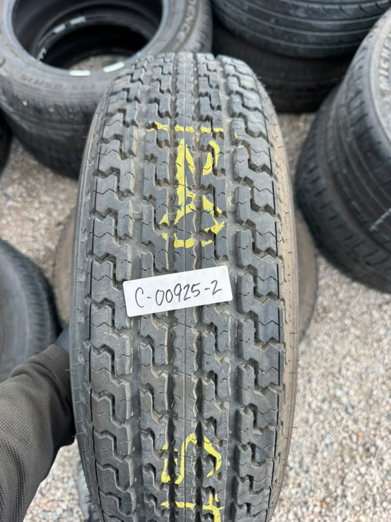 ST205/75R15 Pair (2 Used Tires) Schooner STR